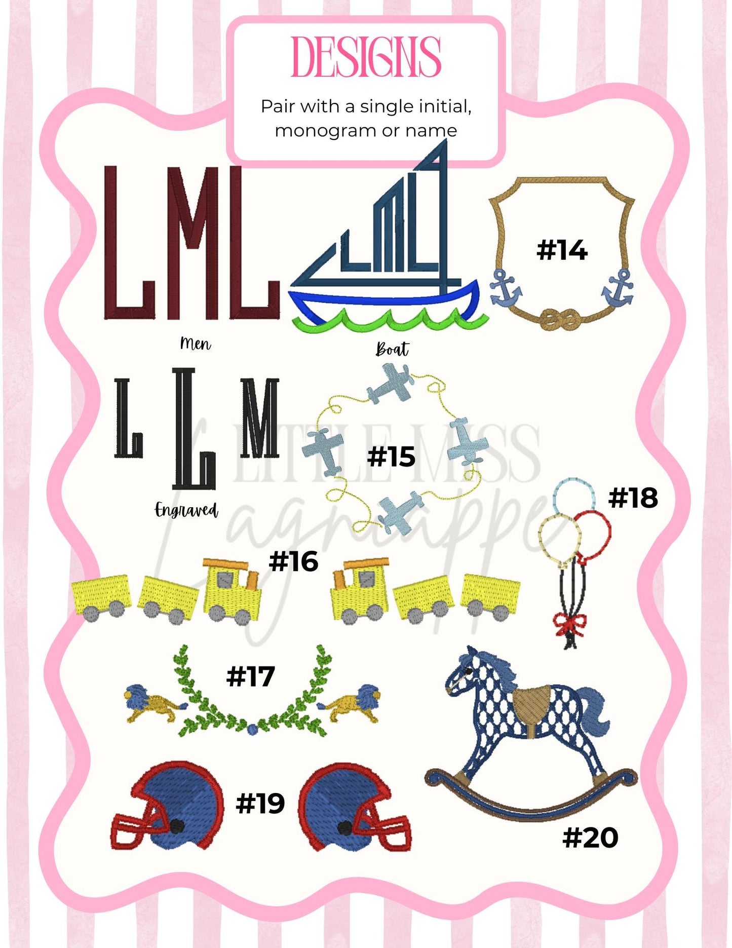 Embroidered Diaper Set: Personalized Monogram, Heirloom Baby Clothes