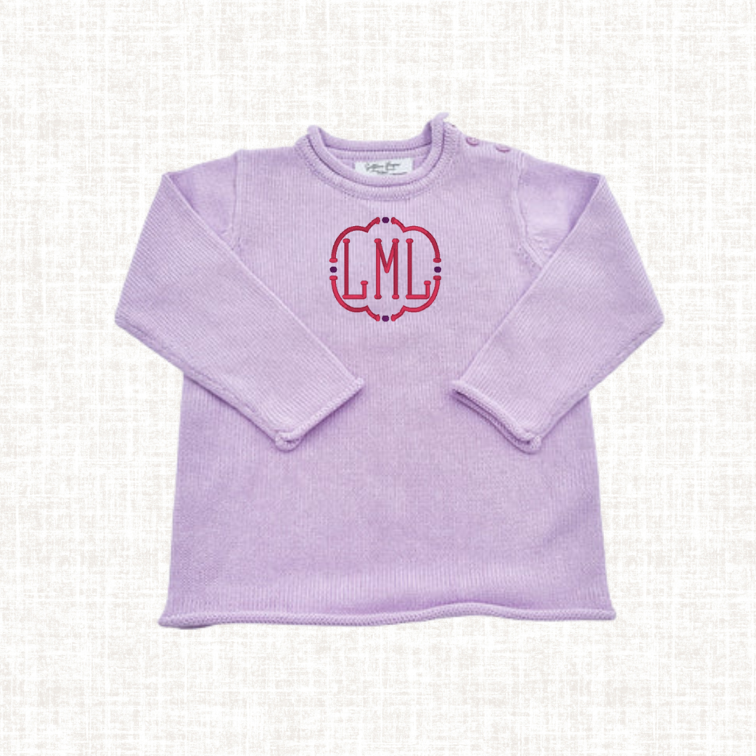 Purple Rollneck Sweater