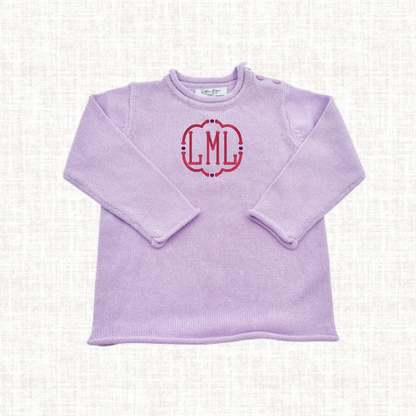 Purple Rollneck Sweater