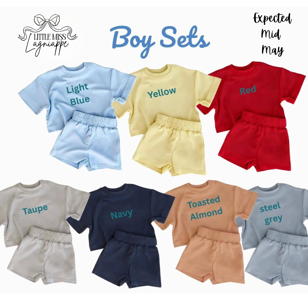 Boys Terry Sets