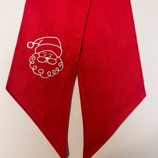 Santa Wreath Sash
