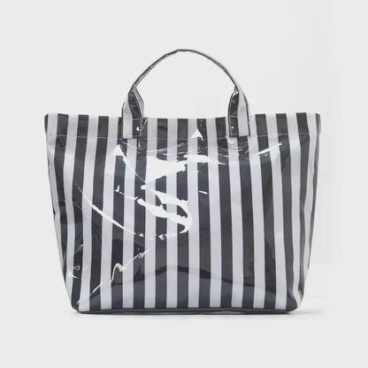 Wipeable Stripe Totes