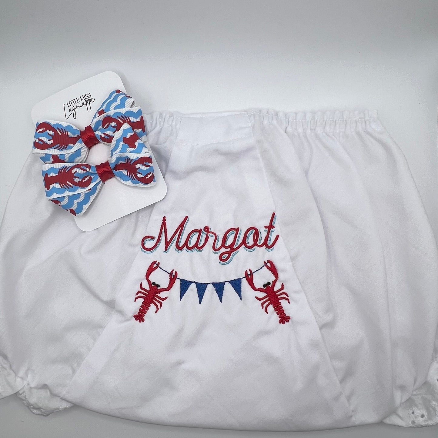 Personalized Eyelet Bloomer