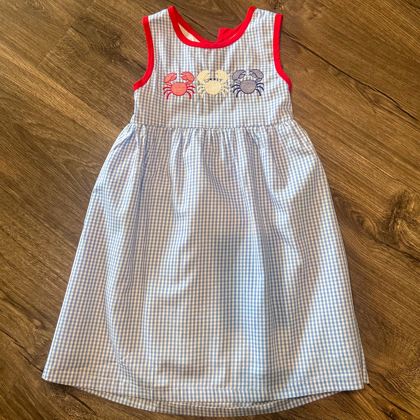 All American Bow Gingham Dress