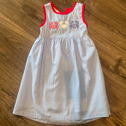 All American Bow Gingham Dress