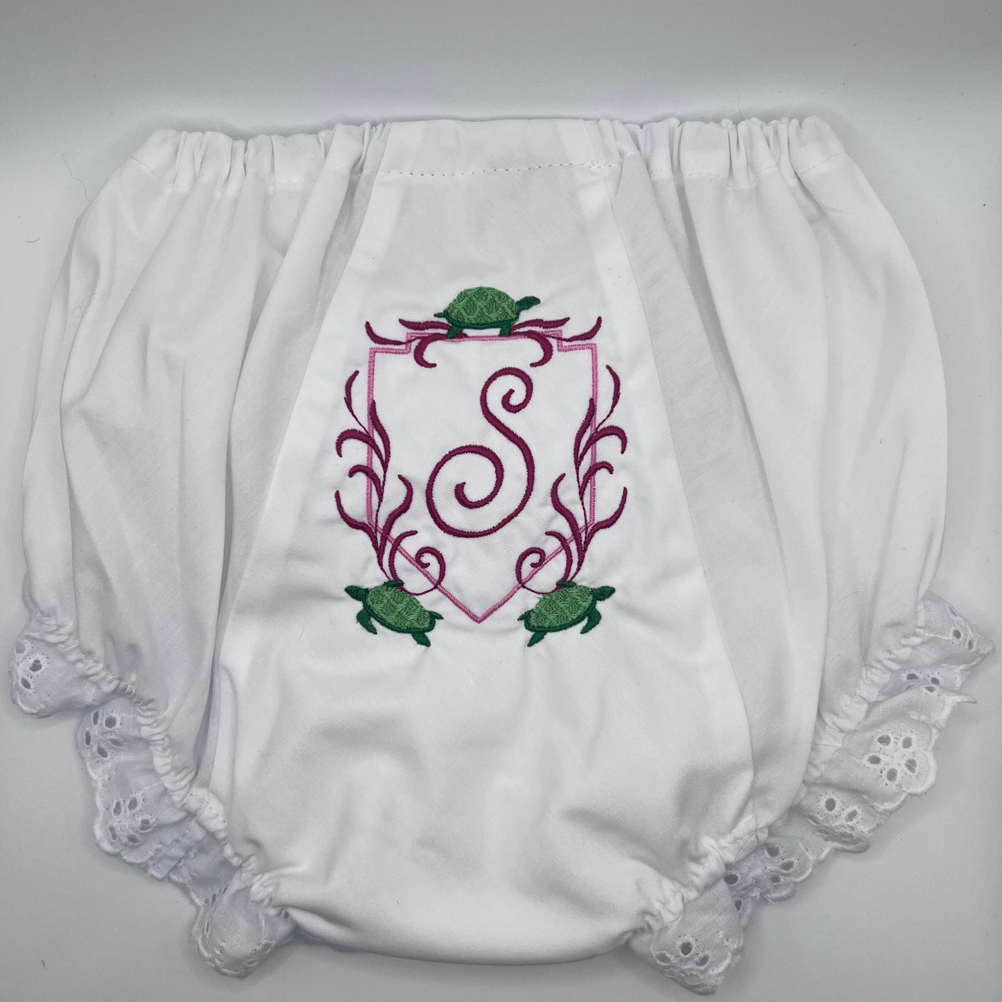 Personalized Eyelet Bloomer