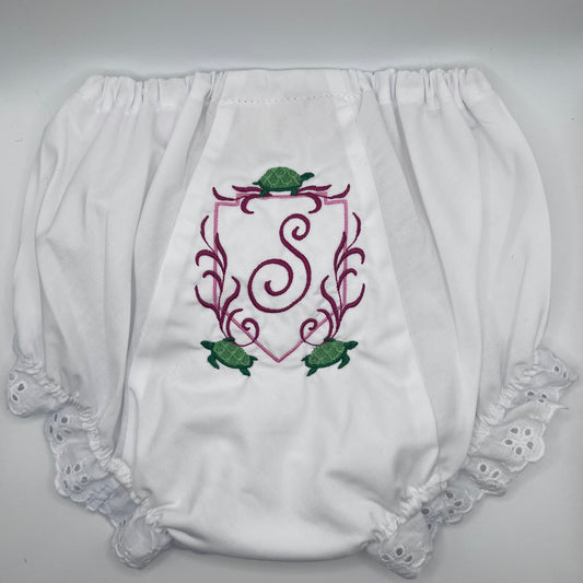Personalized Eyelet Bloomer