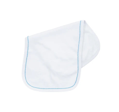 Burp Cloth with Picot Trim