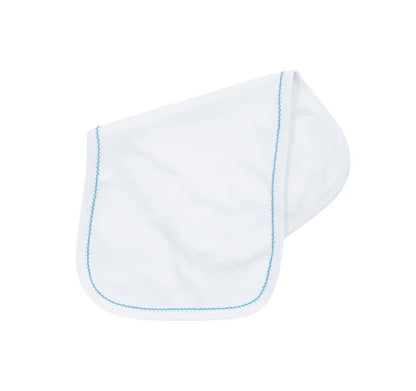 Burp Cloth with Picot Trim