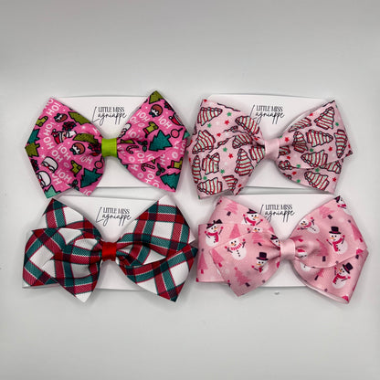Christmas Printed Bows