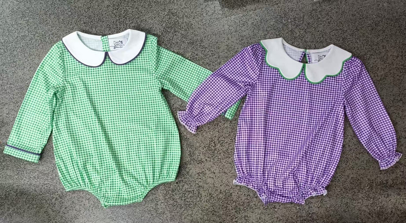 Pre-Order: Mardi Gras Gingham Bubble