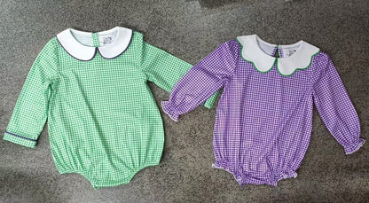 Pre-Order: Mardi Gras Gingham Bubble