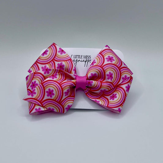 Retro Daisies Hair Bow
