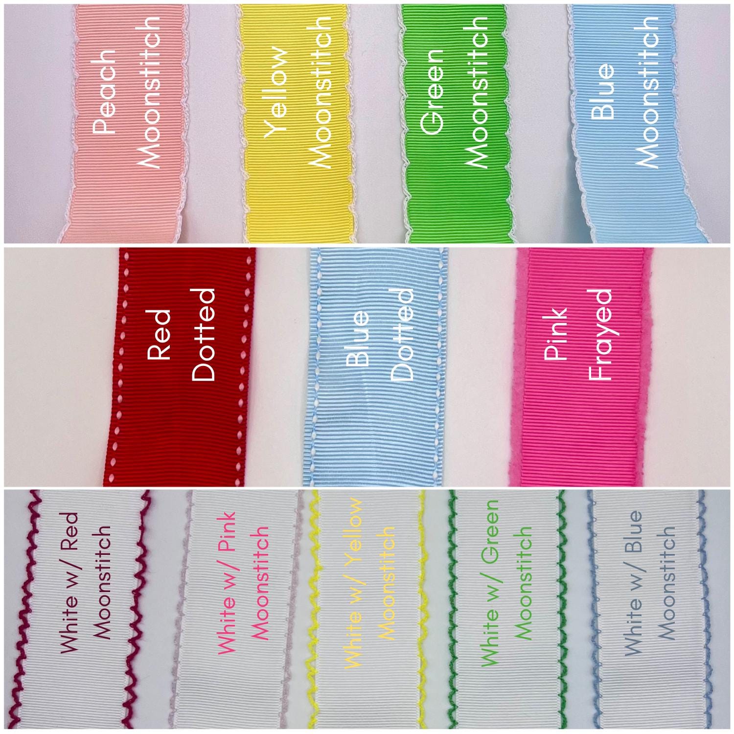 Personalized Embroidered Initial Hair Bow: Grosgrain Ribbon Alligator Clip