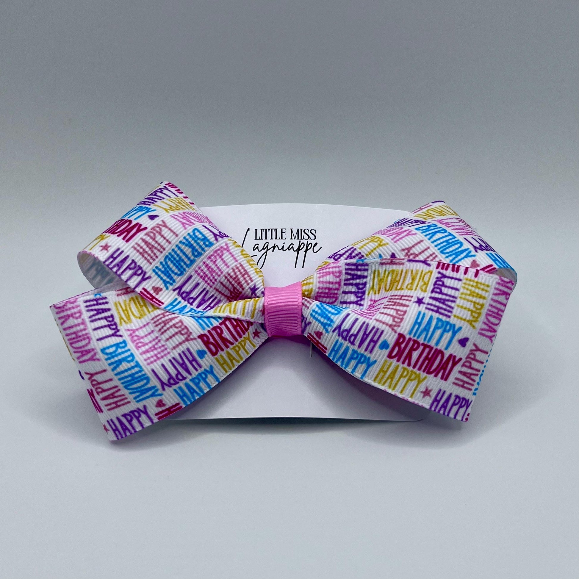 Happy Birthday Hair Bow