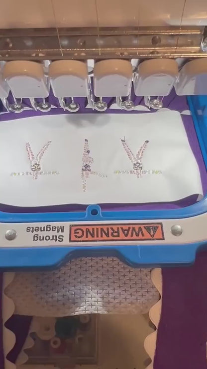 Purple & Gold Bloomer Set | Football outfit | Geaux Tigers | Louisiana | Golden Girls